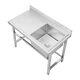 Freestanding Wash Sink Catering Kitchen Stainless Steel Basin Operating Table Uk