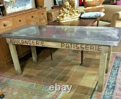French Bakery/Patisserie Table with stainless steel top