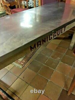 French Bakery/Patisserie Table with stainless steel top