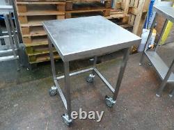 Fully Welded Mobile Stainless Steel Appliance Table 600 x 600 mm £110 + Vat