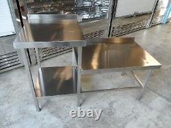 Fully Welded Stainless Steel Stepped Table Appliance 1380 x 630 mm £150 + Vat