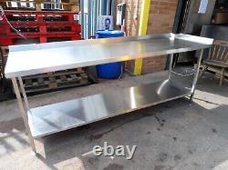 Fully Welded Stainless Steel Table 2350 x 700 mm £240 + Vat
