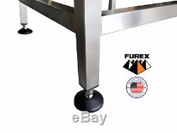 Furex 48 Dia. Stainless Steel Accumulating Rotary Table