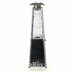 Garden Table Top Patio Heater Stainless Steel Pyramid Outdoor Gas Powered 3KW