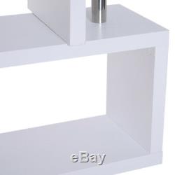 HOMCOM Home Furniture Black Bar Table Pivot Counter Storage Display