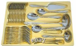 Heavy 72 Pc Silver Cutlery Set Table Stainless Steel Supreme Canteen Christmas