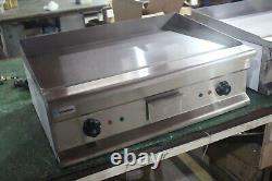 Heavy Duty 75cm Electric Table top Griddle Flat plate 2 x 3kW HDFP75