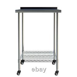 Heavy Duty Kitchen Stainless Steel Table Prep Workbench Commercial Catering -2FT
