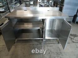 Heavy Duty Mobile Stainless Steel Table Cupboard 1600 x 800 mm £375 + Vat