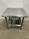 Heavy Duty Solid Stainless Steel Preparation Table 800 Mm Wide £110 + Vat
