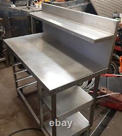 Heavy Duty Stainless Steel Commercial Bakery Food Preparation Table / Trolley