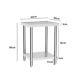 Heavy Duty Stainless Steel Kitchen Catering Work Bench Prep Table Over Shelf Uk