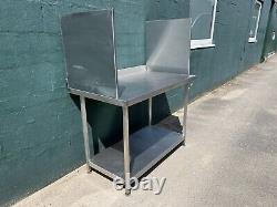 Heavy Duty Stainless Steel Prep / Work Table with Sides 1200 x 700mm