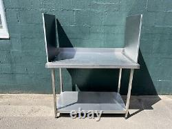 Heavy Duty Stainless Steel Prep / Work Table with Sides 1200 x 700mm