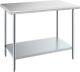 Heavy-duty Stainless Steel Table 900x600x850mm Perfect For Restaurant Kitchens