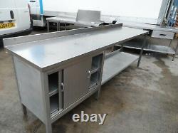 Heavy Duty Stainless Steel Table Cupboard 2650 x 650 mm £300 + Vat