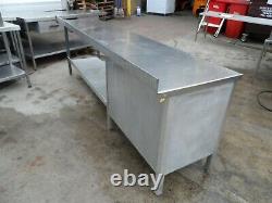 Heavy Duty Stainless Steel Table Cupboard 2650 x 650 mm £300 + Vat