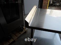Heavy Mobile Fully Welded Stainless Steel Table 800 mm x 800 mm Upst £200 + Vat