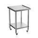 Heavy Stainless Steel Trolley Table Caster Work Bench Commercial Kitchen Withwheel