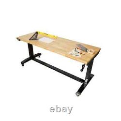 Husky Work Bench Table 62-Inch Adjustable Height