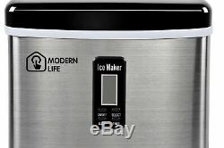 Ice Cube Maker Machine Electric Stainless Steel Commercial Table top 20 kg/day A