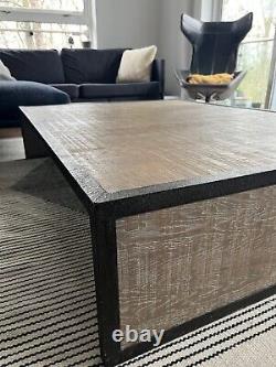Industrial Coffee Table Stainless Steel