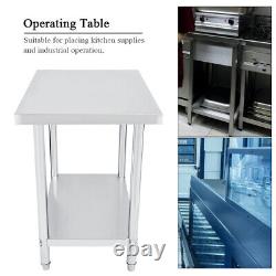 Kitchen Utility Table Stainless Steel Platform Operating Table WorkStation