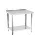 Kitchen Work Top Bench Catering Table 36x24 Commercial Stainless Steel 3x2ft