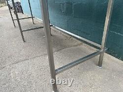 Large Heavy Duty Stainless Steel Prep Table (Kitchen / Catering) 2800x750mm