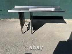 Long Stainless Steel Draining / Work Table (Needs Attaching) 1700mm