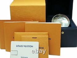 Louis Vuitton Table World Time Clock Globe Escale Timezone Q5Q000 Gray WithBox