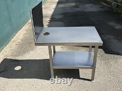 Low Heavy Duty Stainless Steel Appliance / Fryer Table 450 x 700mm