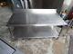 Low Level Stainless Steel Appliance Chargrill Table Stand 1300 X 700 £125 + Vat