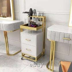 Luxury Barber Trolley Professional Hairdresser Cabinet Beauty Salon Tools Table