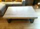 Luxury Handmade Solid Marble/quartz & Stainless Steel Coffee Table Immaculate