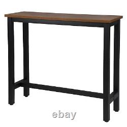 MDF Breakfast Bar Table Set with 2 Bar Stools and 1 Bar Table for Kitchen