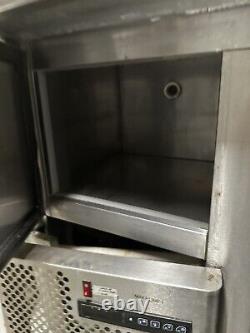 Makeline Stainless Steel 2 Door Pizza Prep Table Refrigerator