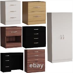 Modern Chest of Drawers Bedside Cabinet Nightstand Table 2 3 4 5 Drawer Bedroom