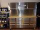 New 72 Inch Worshop Tool Chest Stainless Steel Tool Cabinet With Work Table