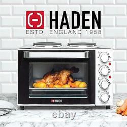 New Haden 25L Table Top Mini Oven 1200W Cooker Hob Tabletop Hotplates