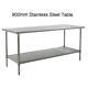 New Stainless Steel Commercial Catering Kitchen Table + Under Shelf 90cm 2.95ft