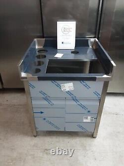 New Stainless Steel Post-Mix Machine Table (Two Available)