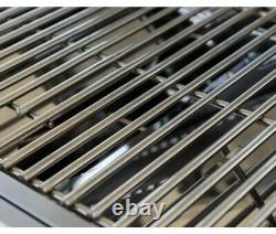 Nexgrill 2 Burner 304 Grade Stainless Steel Table Top Gas Barbecue BBQ NEW