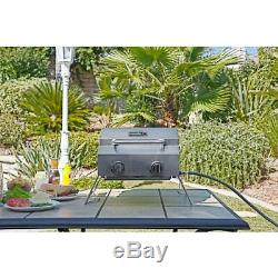 Nexgrill 2 Burner Stainless Steel Table Top Gas Barbecue-1,619 cm² Cooking Area