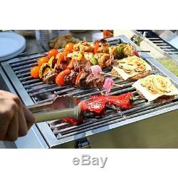 Nexgrill 2 Burner Stainless Steel Table Top Gas Barbecue-1,619 cm² Cooking Area