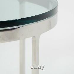 Nicos Zographos Designs Limited Stainless Cocktail End Table Knoll Herman Miller
