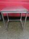 No247 Stainless Steel Centre Table 850mm X 750mm X 950mm High Open Under