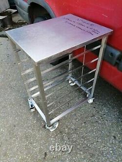 No468 Stainless Steel Table / Tray Stand 435mm X 550mm X 830mm High