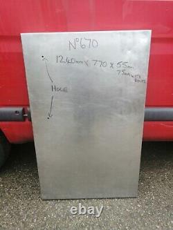 No670 Stainless Steel Table Top 1240mm X 770mm X 55mm
