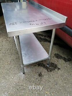 No914 Vogue Stainless Steel Wall Table 1500mm X 700mm X 910mm High